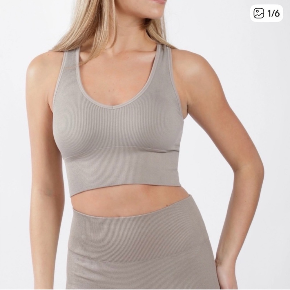 🩶 NWT 90 Degree by Reflex Sports Bra - Size Small - Grey 🩶